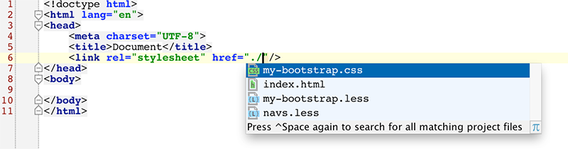 在HTML页面中导入自定义的Bootstrap CSS文件